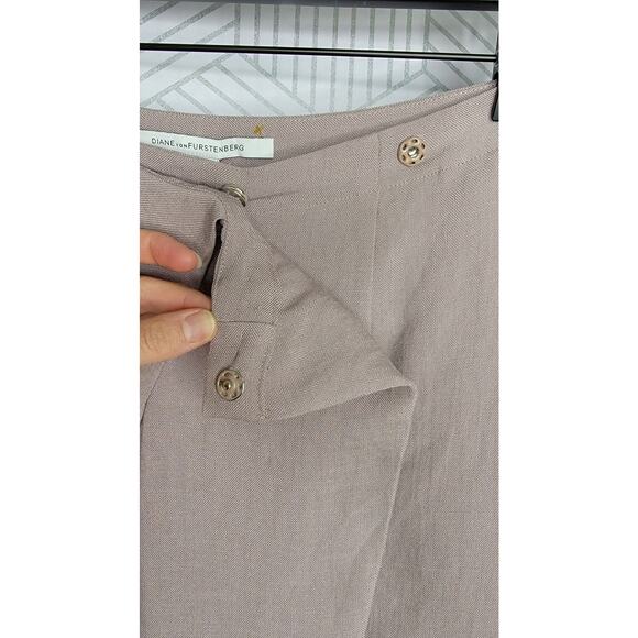 Diane Von Furstenburg Sz 6 Chyenne Canvas Skirt - Picture 7 of 13